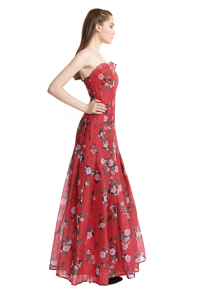 side view of the dress